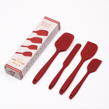 Silicone Spatula Set Rubber Spatula Heat Resistant Baking Spoon & Spatulas Pro Grade Non-stick Silicone with Steel Core